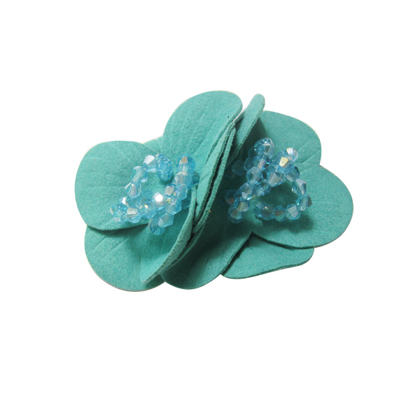 Fi165,Fabric Flower ,shoe buckle,sandal flower of shoe buckle,handmade glass beads sandal flower of shoe buckle