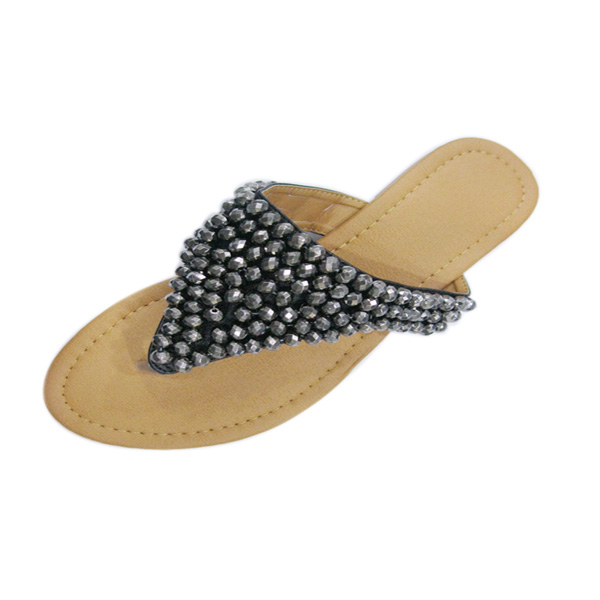 H05,Slipper Upper ,Upper Slipper ,beading slipper upper shoes,shoe fittings,bead upper