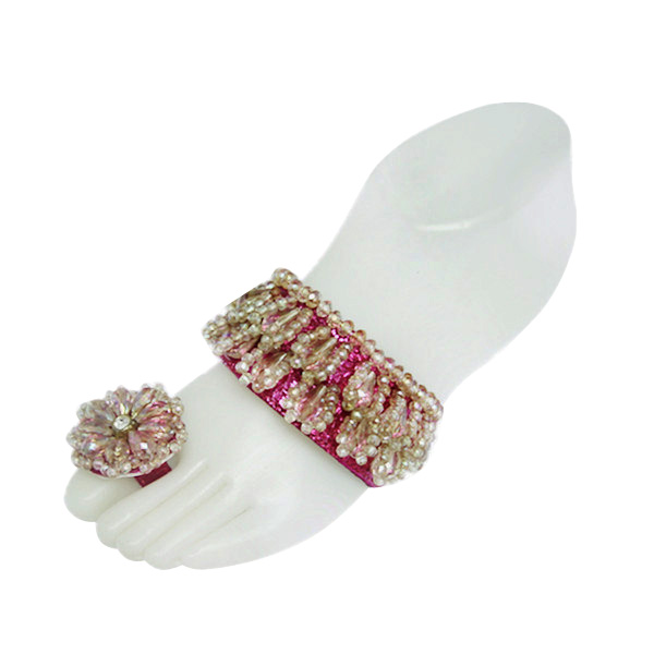 S076,Shoe Vamp ,beading slipper upper,beading slipper upper,beading upper for slipper